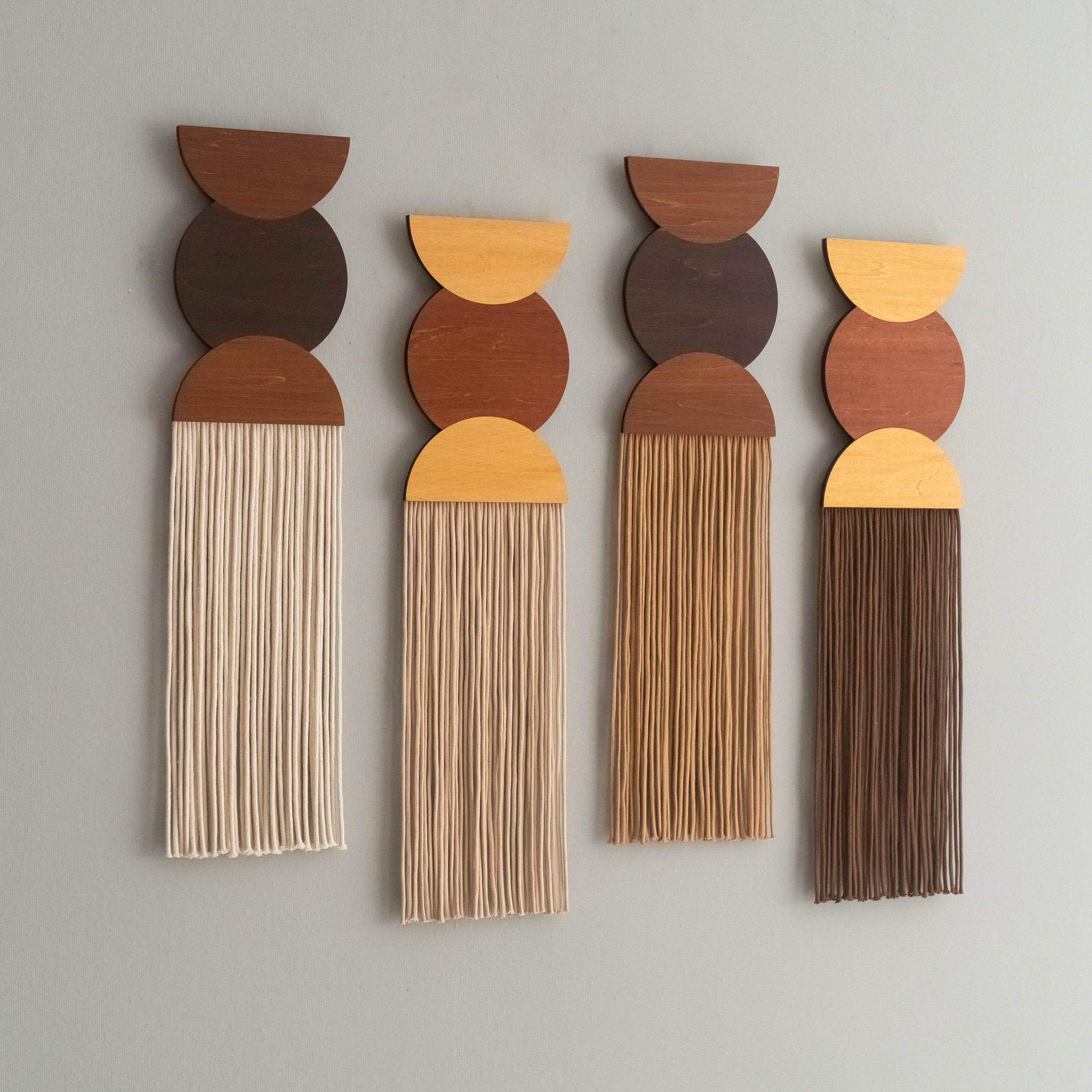 Macrame Fiber Wall Hanging For Minimalist Boho Home Decoration