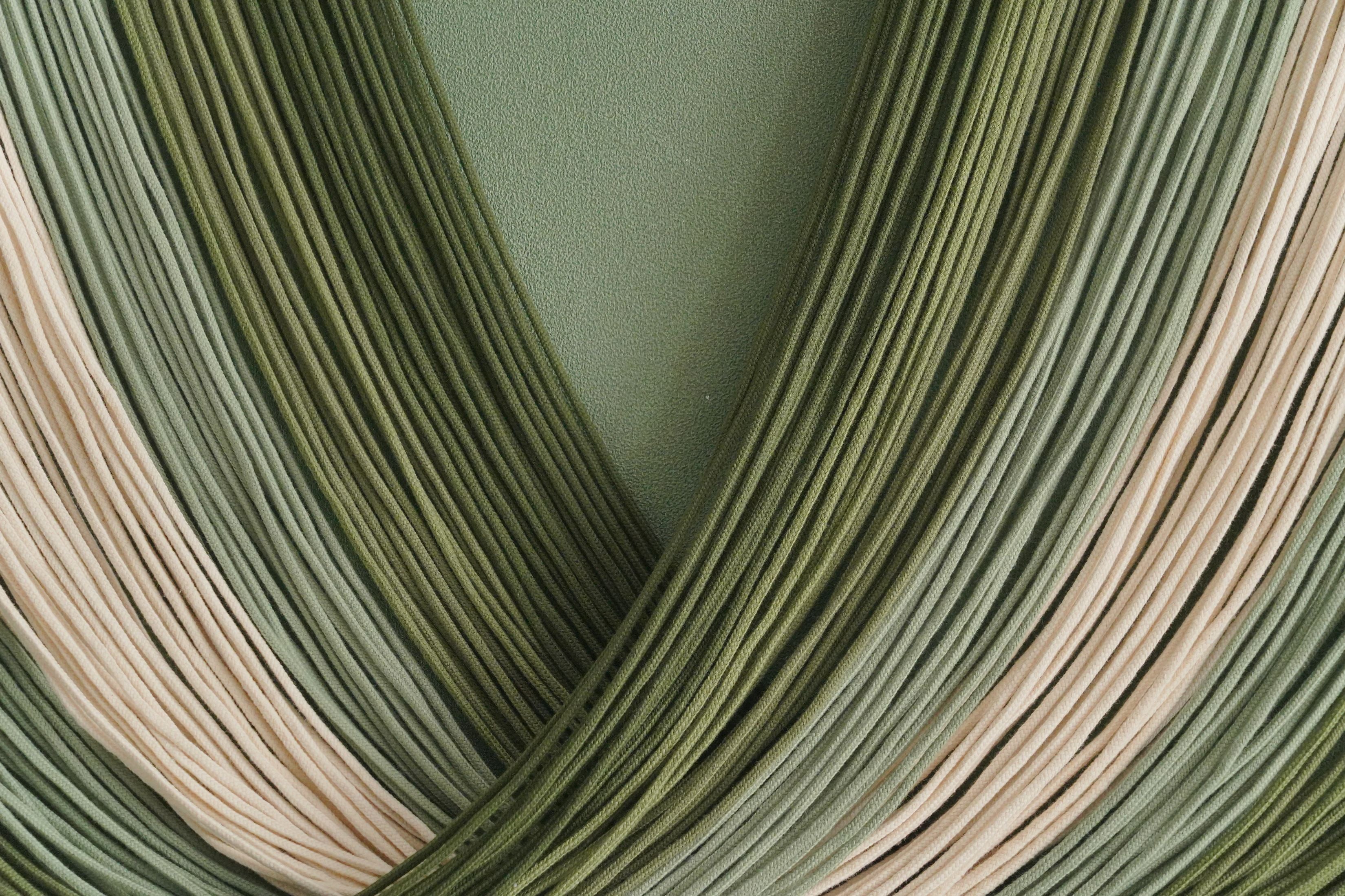Tenture murale en fibre de macramé pour une décoration bohème élégante