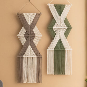 The Arrows - Vertical Boho Macrame Wall Hanging V86