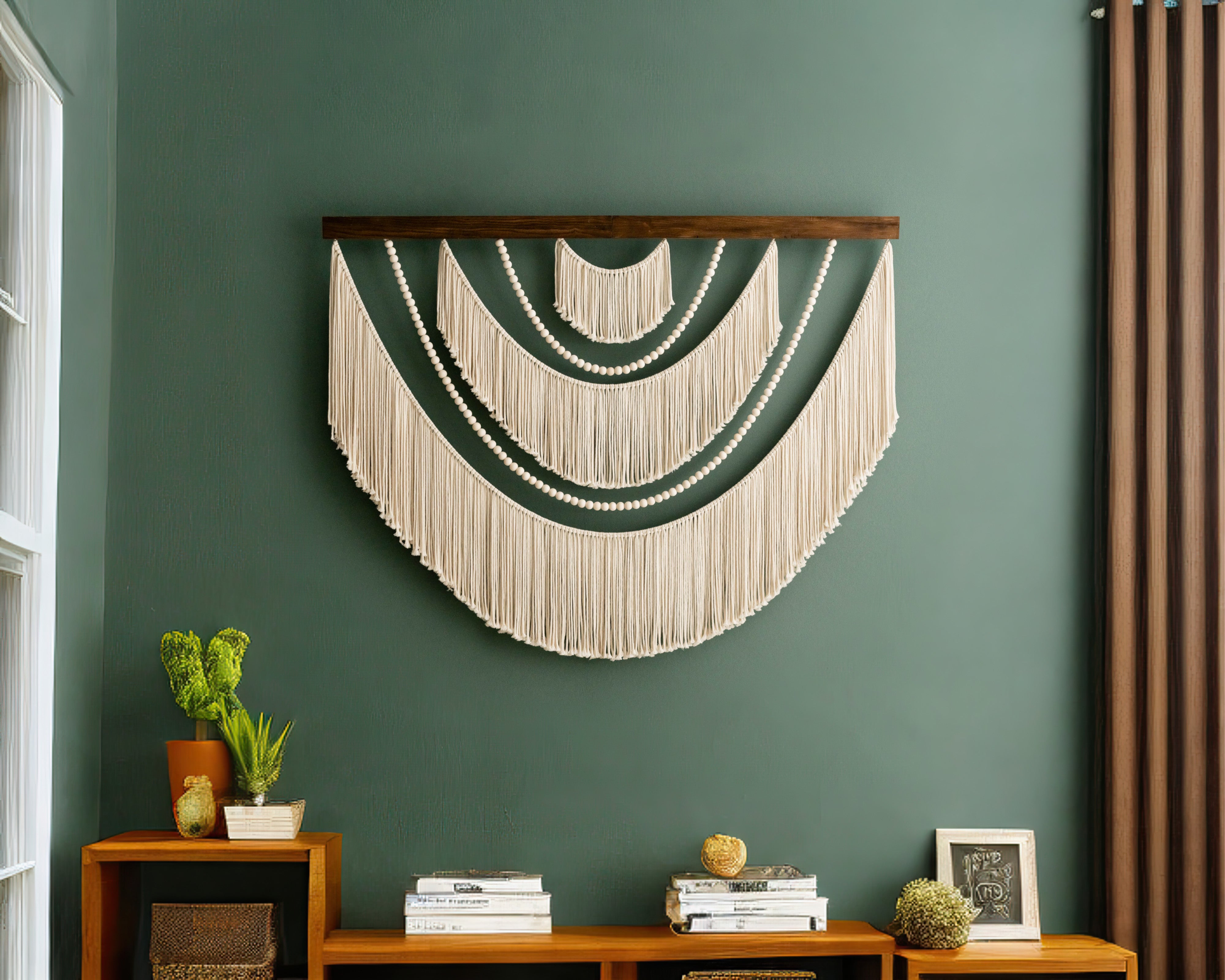 Fiber Wall Hanging for Boho Home Decor