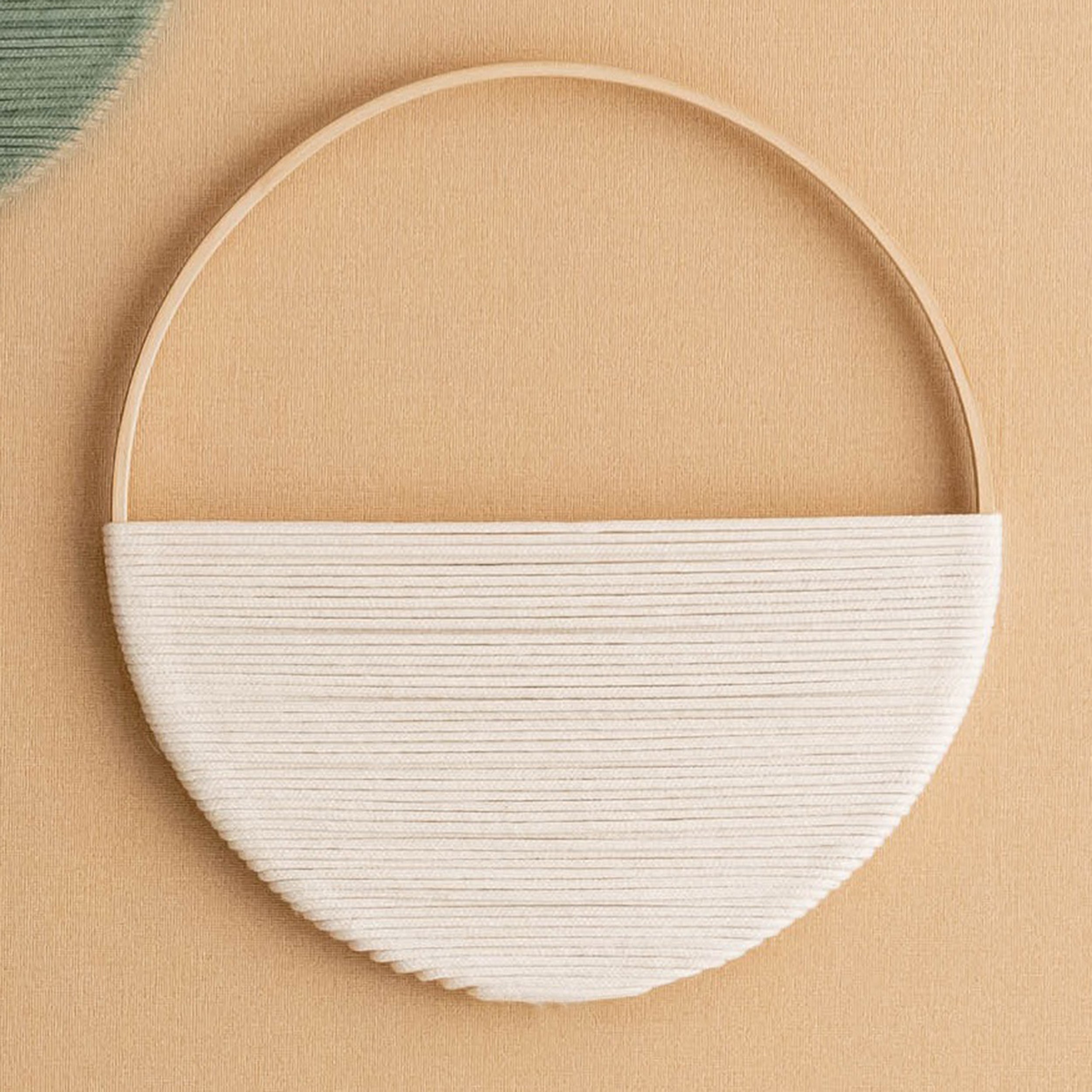 Macrame Circle Wall Decor – Round Boho Macrame Home Art W23