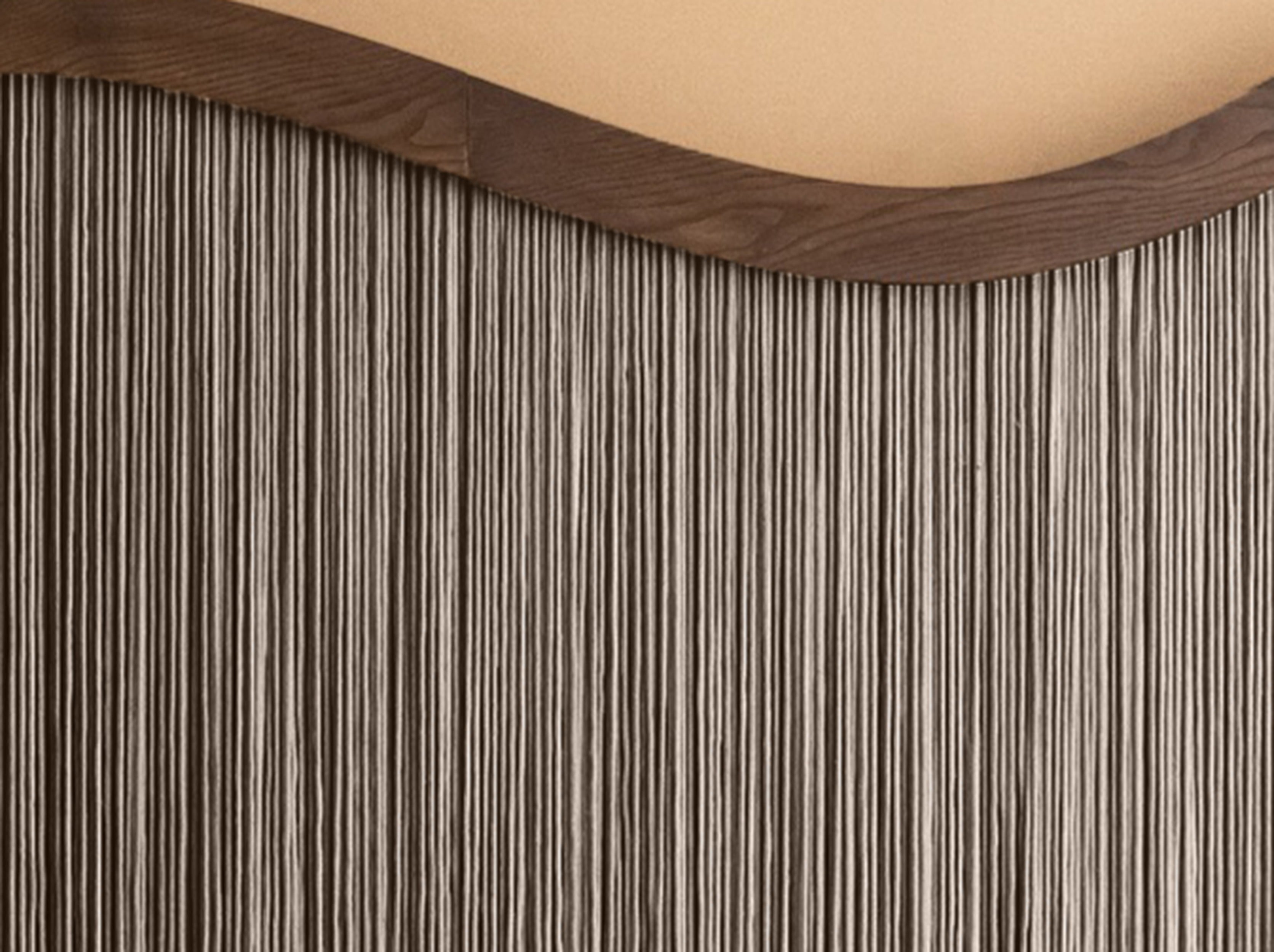 The Curve Wall Hanging – Minimalist Wavy Macrame Wall Art U07