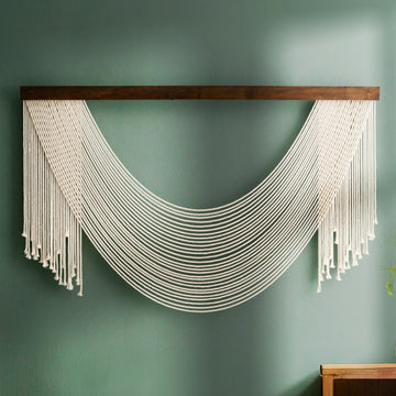 The Grace Macrame Jellyfish Wall Hanging - Minimalist Cotton Art V58