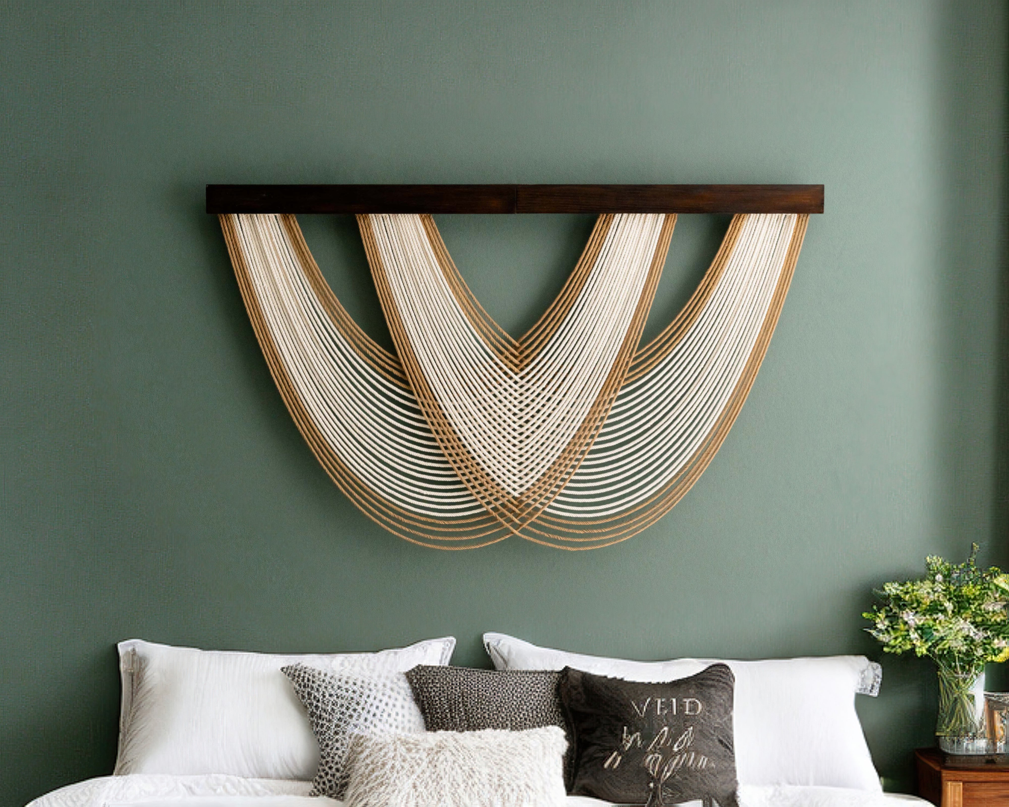 The Serenity Macrame Wall Hanging - Boho Cotton Art V56