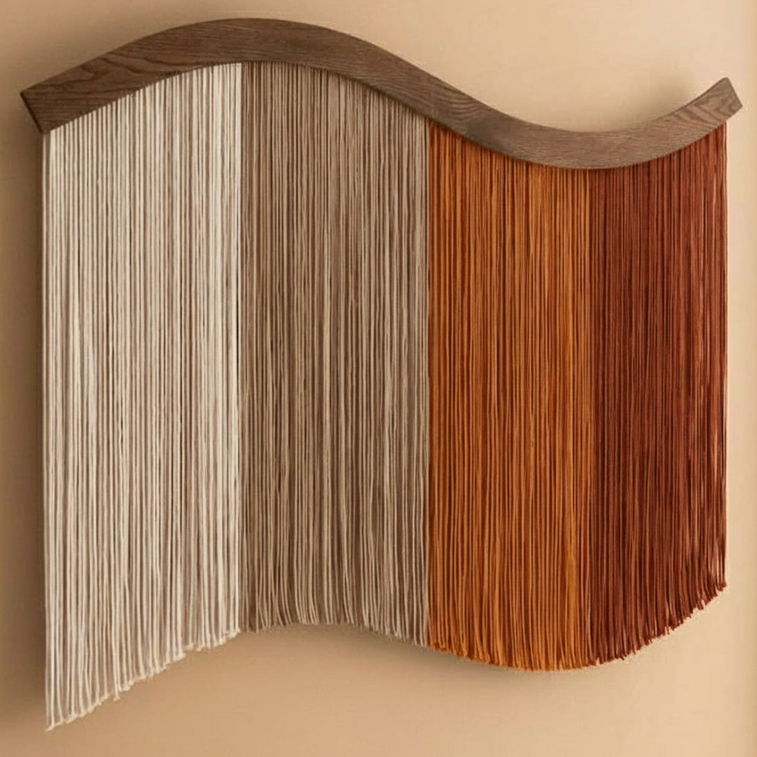 Four Seasons Wall Hanging Macrame Fiber for Rustic and Minimalist Decor U08