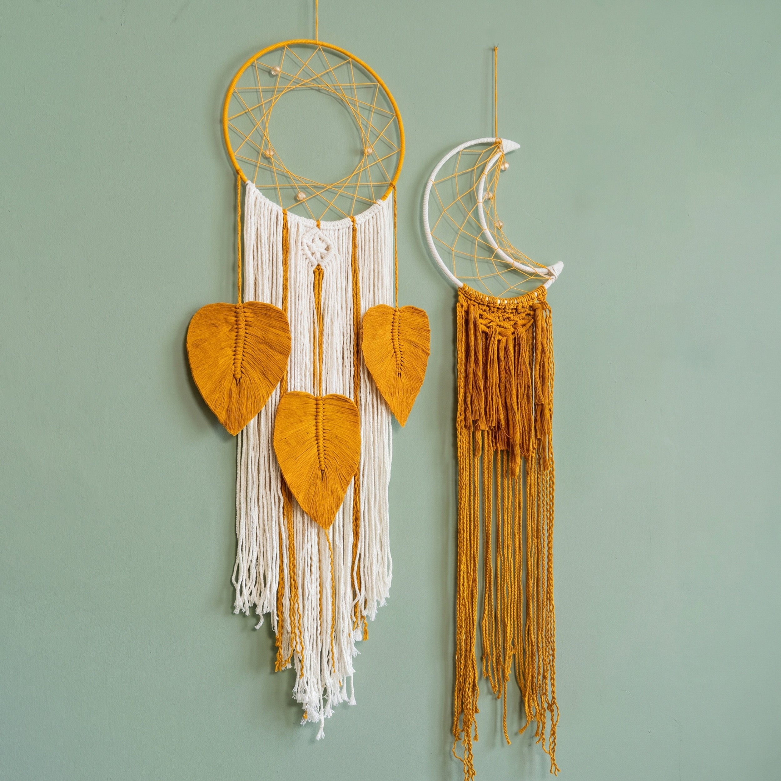 Macrame Dreamcatcher Wall Hanging Boho Wall Decor for Nursery W29