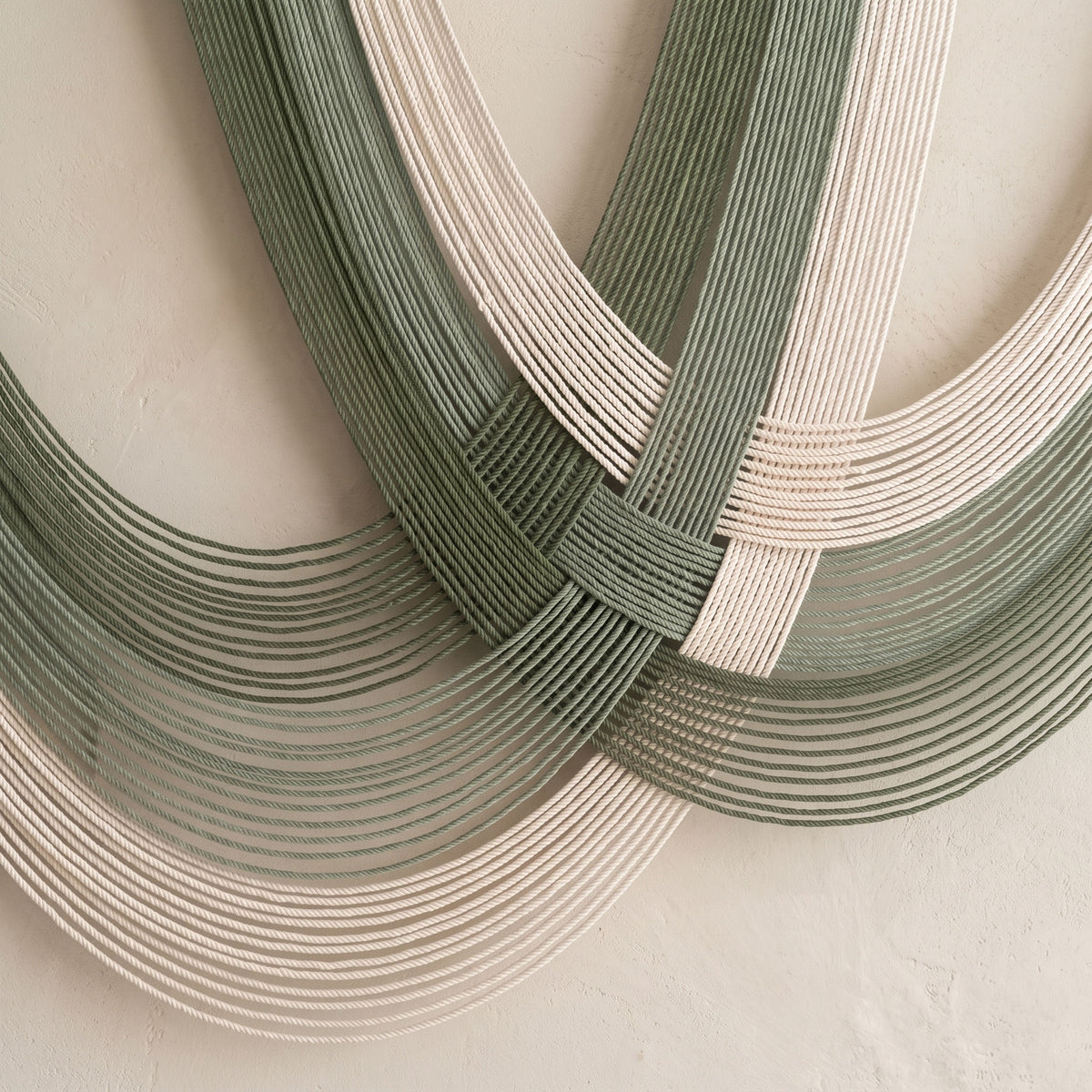 The Flow Wall Hanging – Cotton Macrame Wave Art for Boho Decor V93