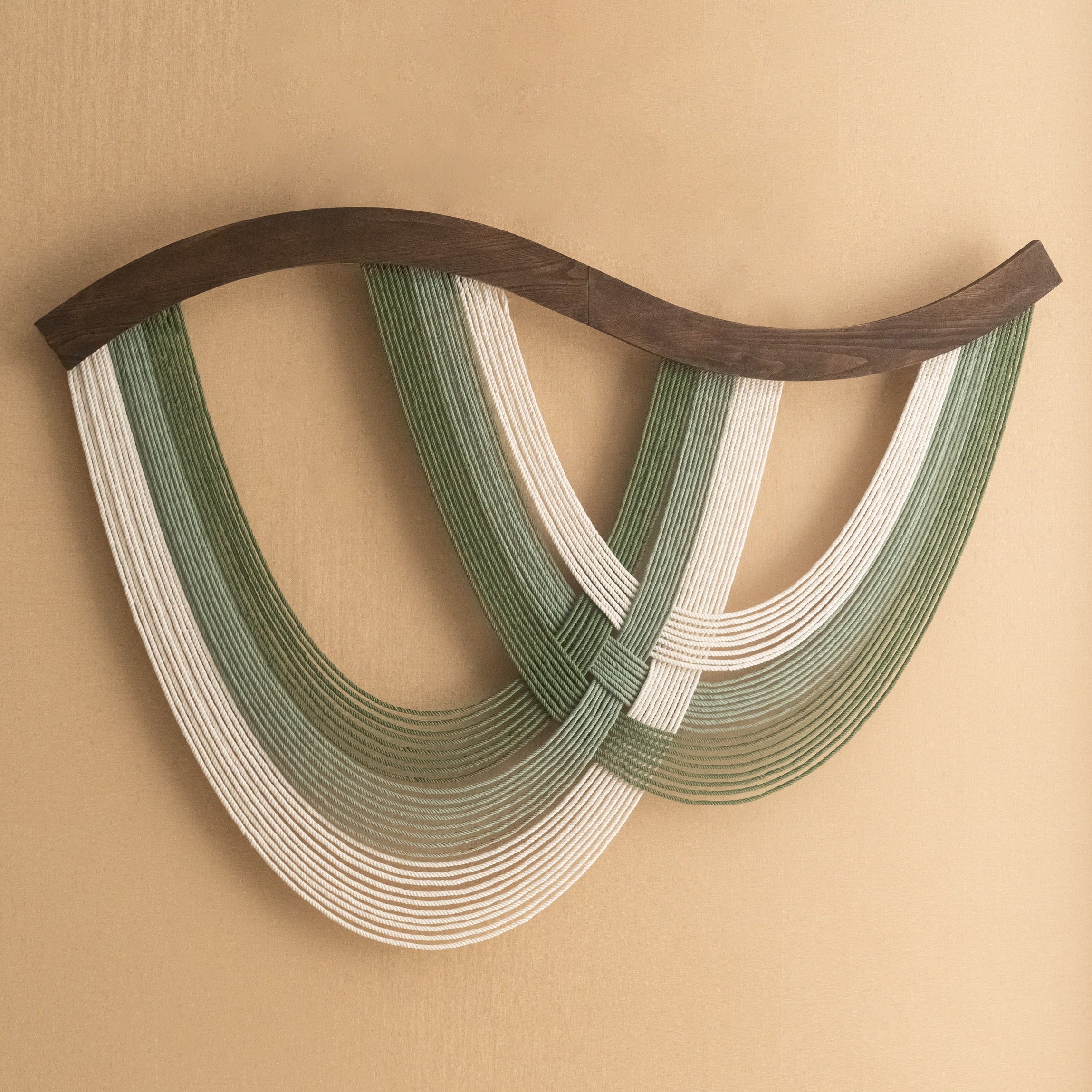 The Flow Wall Hanging – Cotton Macrame Wave Art for Boho Decor V93 ...