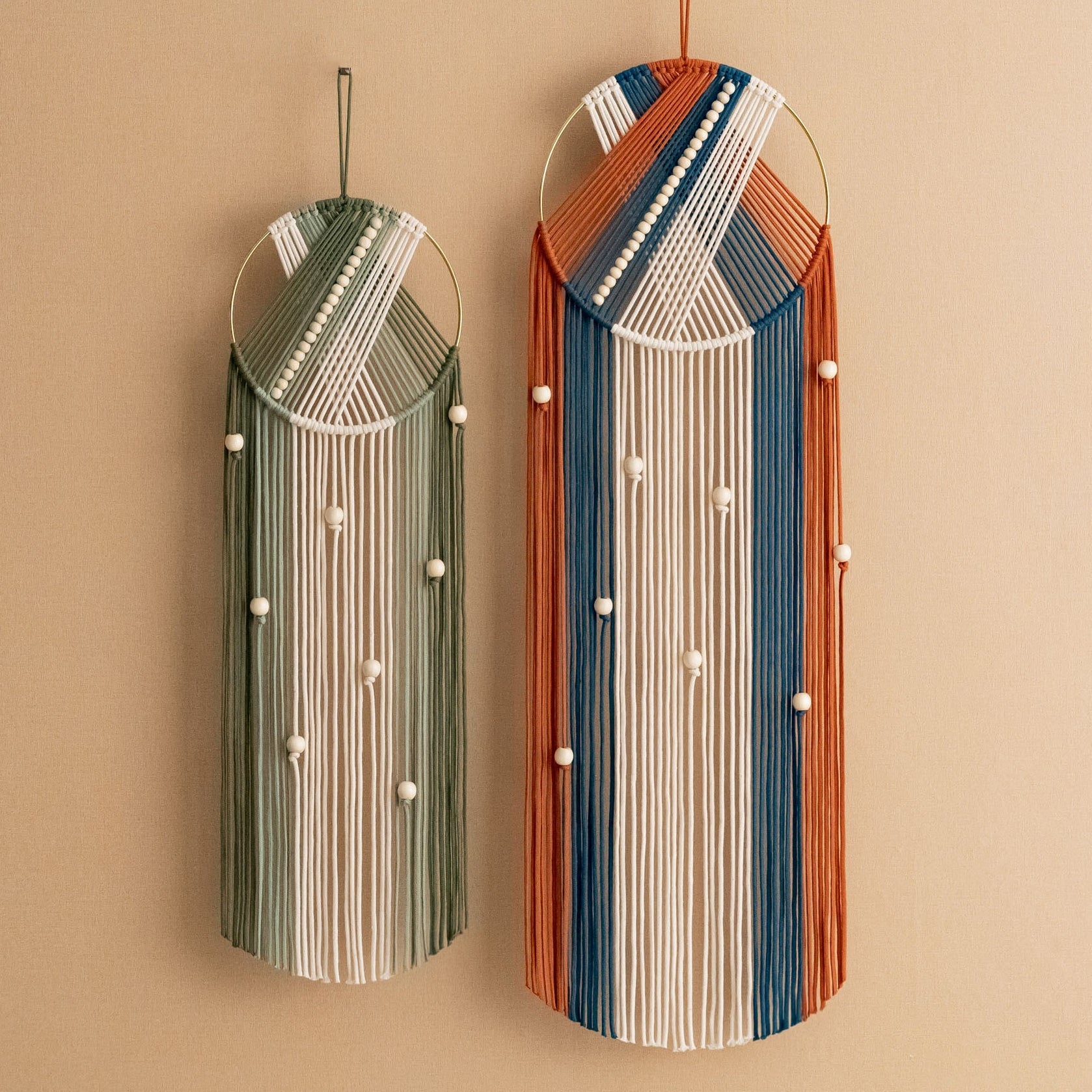 Macrame Dreamcatcher - Boho Cotton Wall Hanging for Home Decor V50