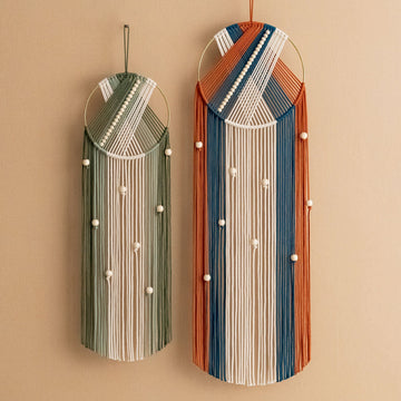 Macrame Dreamcatcher - Boho Cotton Wall Hanging for Home Decor V50