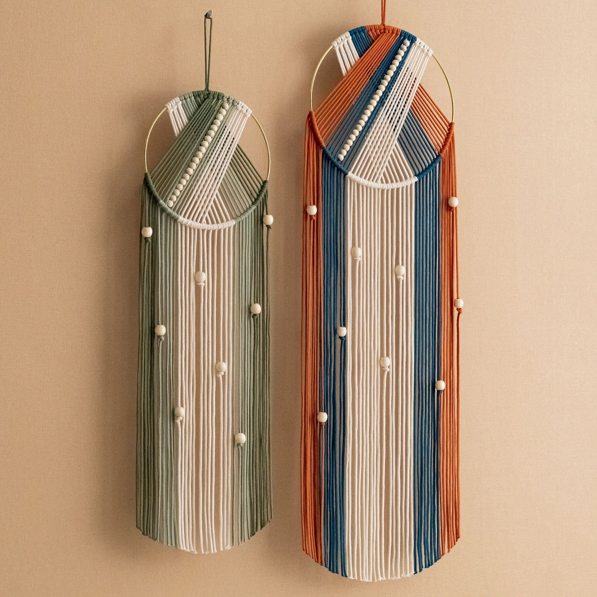 Macrame Dreamcatcher - Boho Cotton Wall Hanging for Home Decor V50