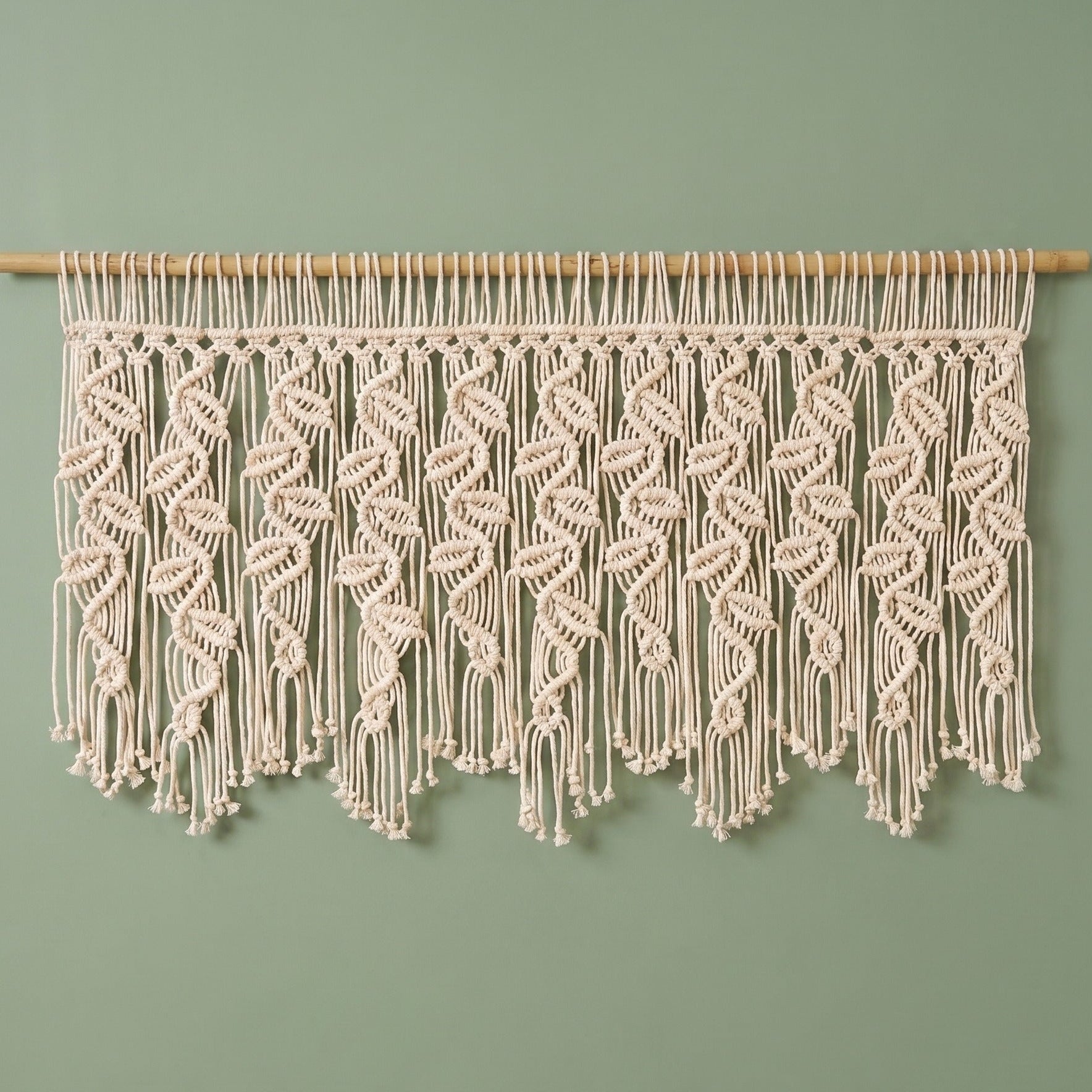 Macrame Curtain for Bohemian Curtain and Interior Decor C03