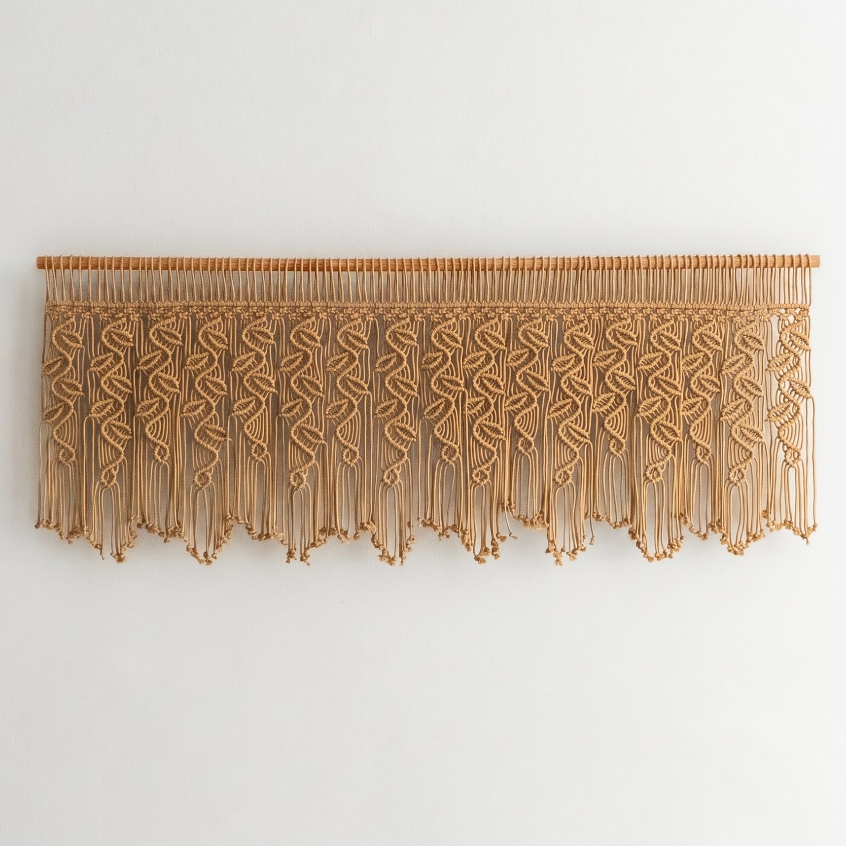 Macrame Curtain for Bohemian Curtain and Interior Decor C03