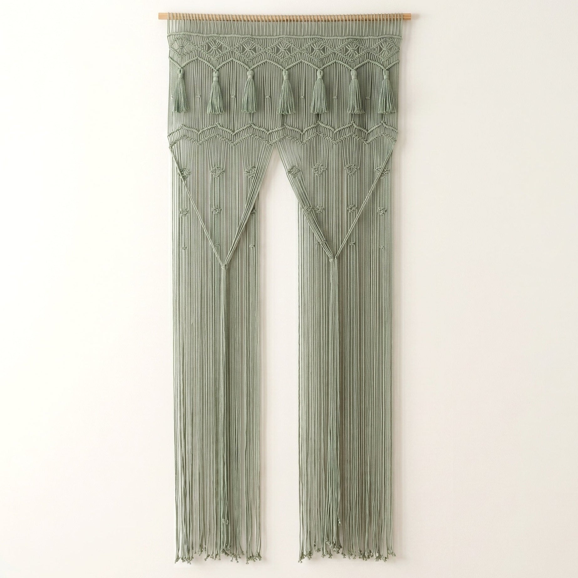 Macrame Curtain for Cozy Home Decor and Living Spaces C28