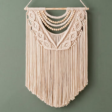 Macrame Wall Hanging Boho Wall Decor for Minimalist Wall Art W26