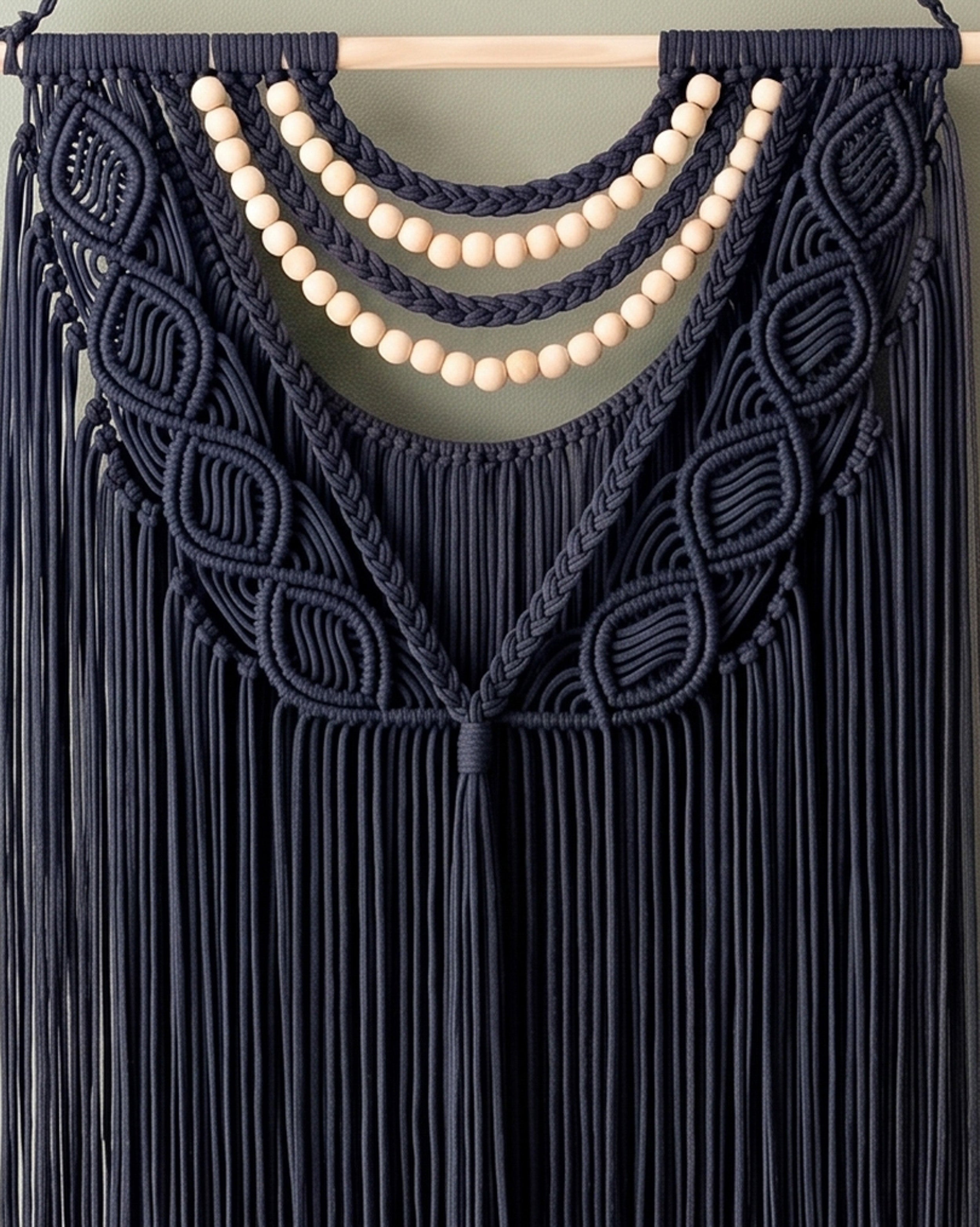 Macrame Wall Hanging Boho Wall Decor for Minimalist Wall Art W26