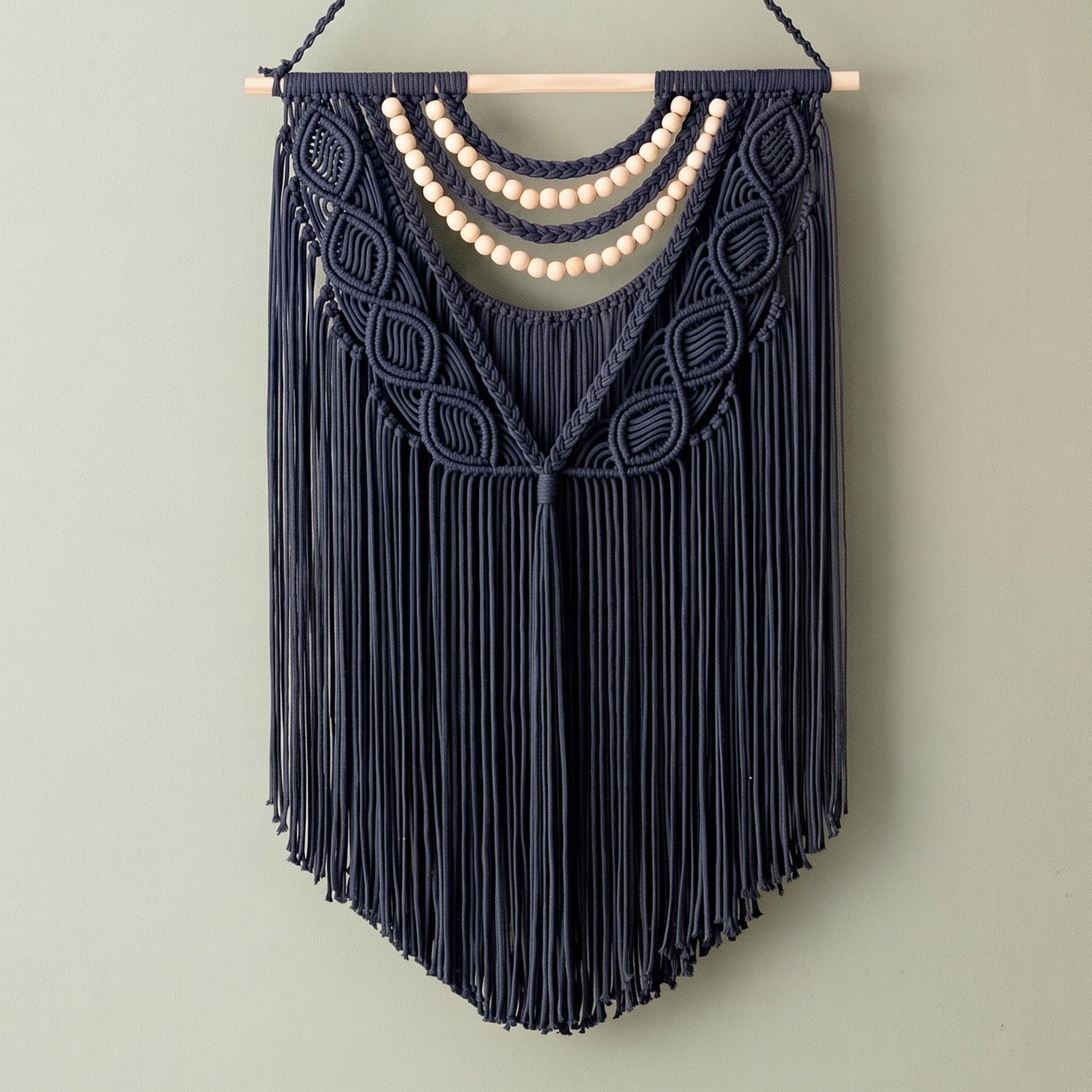 Macrame Wall Hanging Decorative Wall Hanging for Boho Homes W26