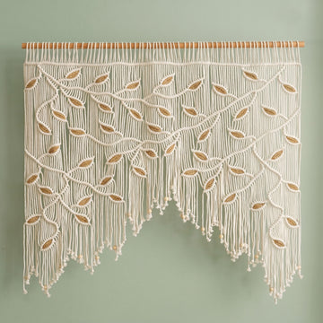 Macrame Curtain Bohemian Curtain for Decorative Spaces C18
