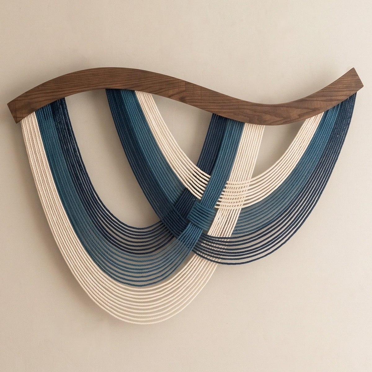 The Flow Wall Hanging Fiber Art for Living Room and Large Wall Decor V93