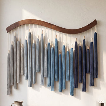 Arcadia Wall Art Macrame Wood Decorative Wall Art Boho Home U44