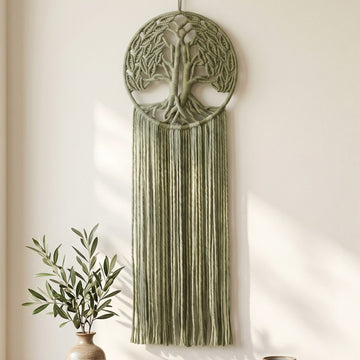 Macrame Tree Of Life Wall Hanging Tree of Life Decor for Home V78