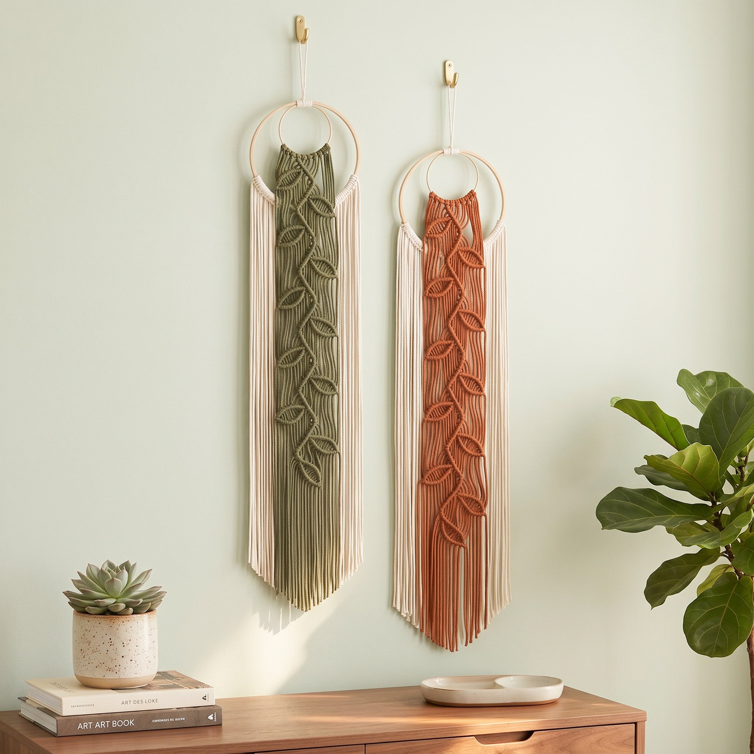 Macrame Wall Hanging for Boho Wall Decor and Wall Art V88