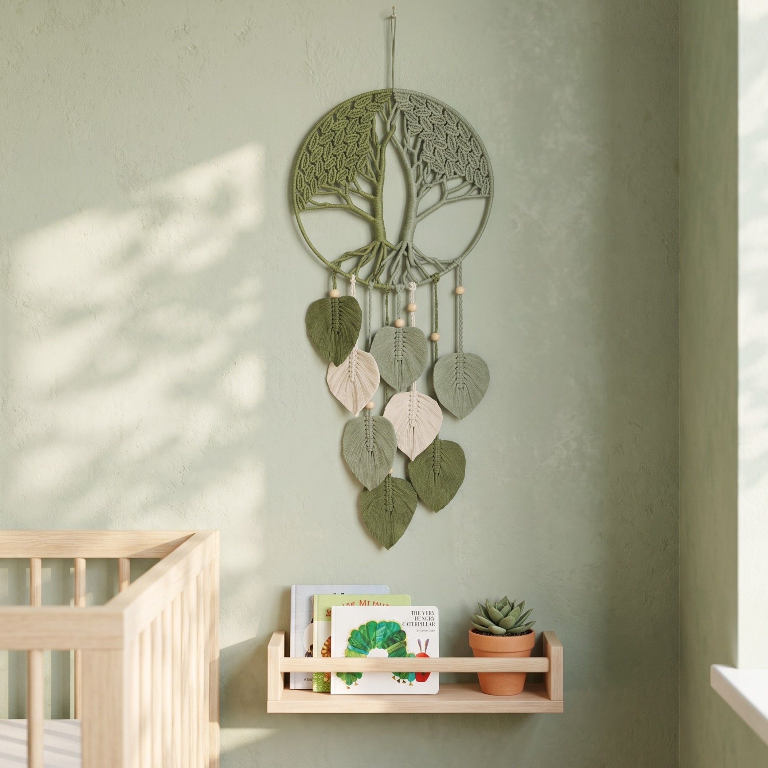 Macrame Tree Of Life Wall Hanging for Boho Wall Decor W19