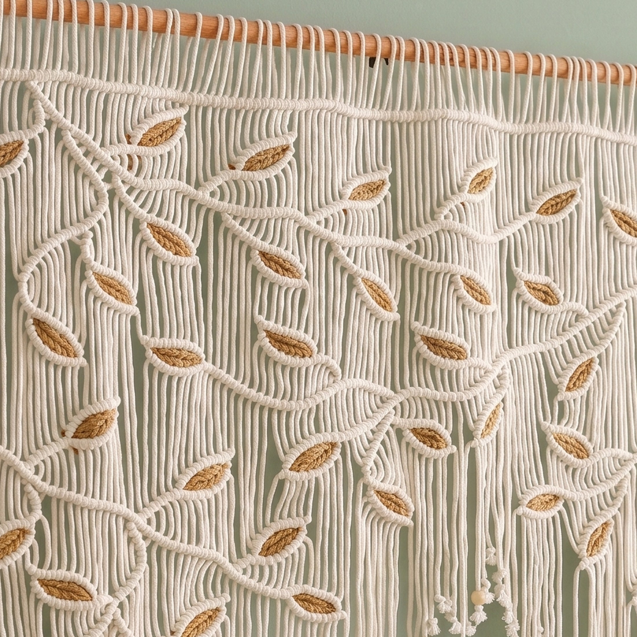 Macrame Curtain Bohemian Curtain for Decorative Spaces C18