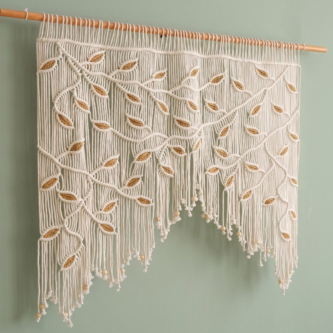 Macrame Curtain Bohemian Curtain for Decorative Spaces C18