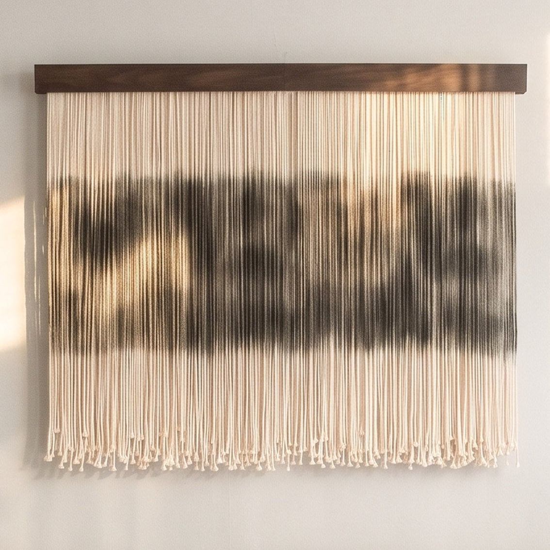 Dip Dyed The Fracture Macrame Wall Hanging, Boho Wall Decor U54