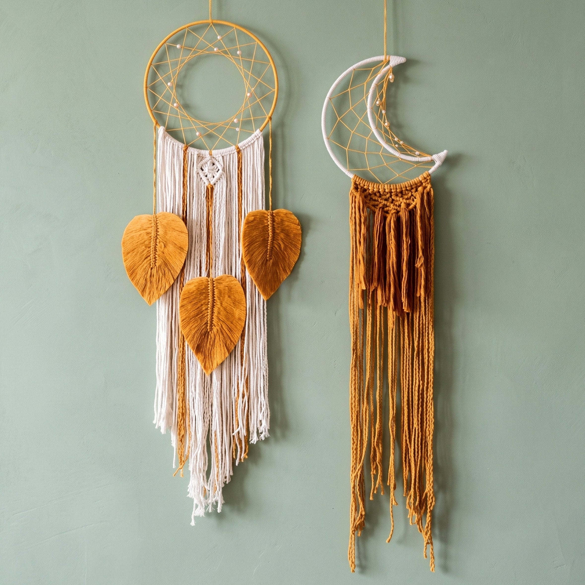 Macrame Dreamcatcher Wall Hanging Boho Wall Decor for Nursery W29