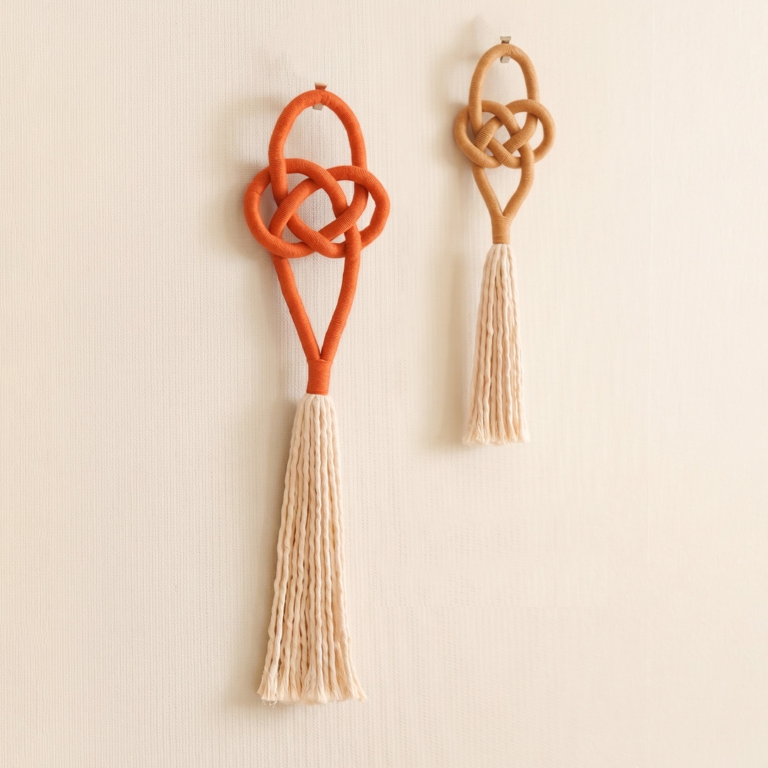 Macrame Knot Wall Hanging Boho Wall Decor for Minimalist Art W50