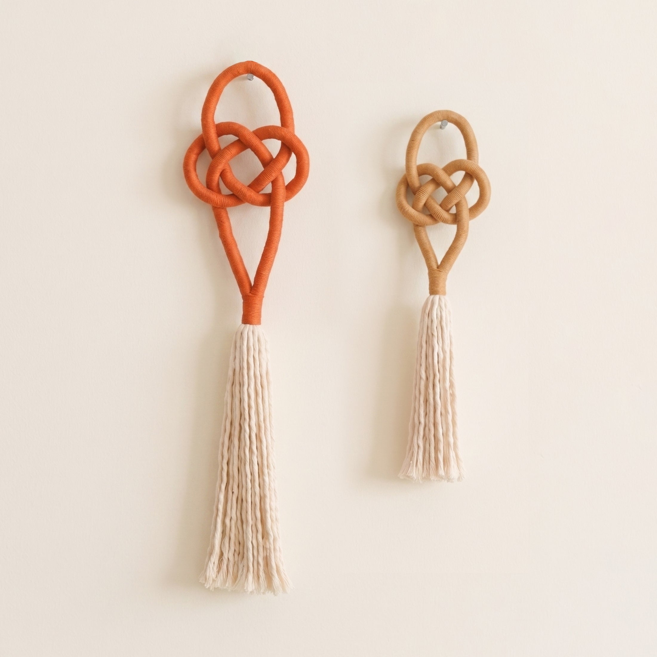 Macrame Knot Wall Hanging Boho Wall Decor for Minimalist Art W50