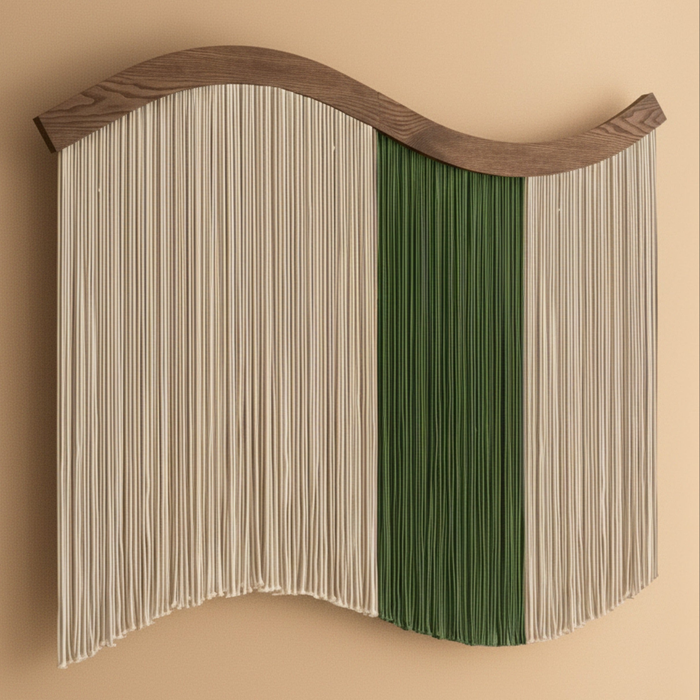 Whispering Fiber Wall Hanging – Modern Macrame Art Decor U05