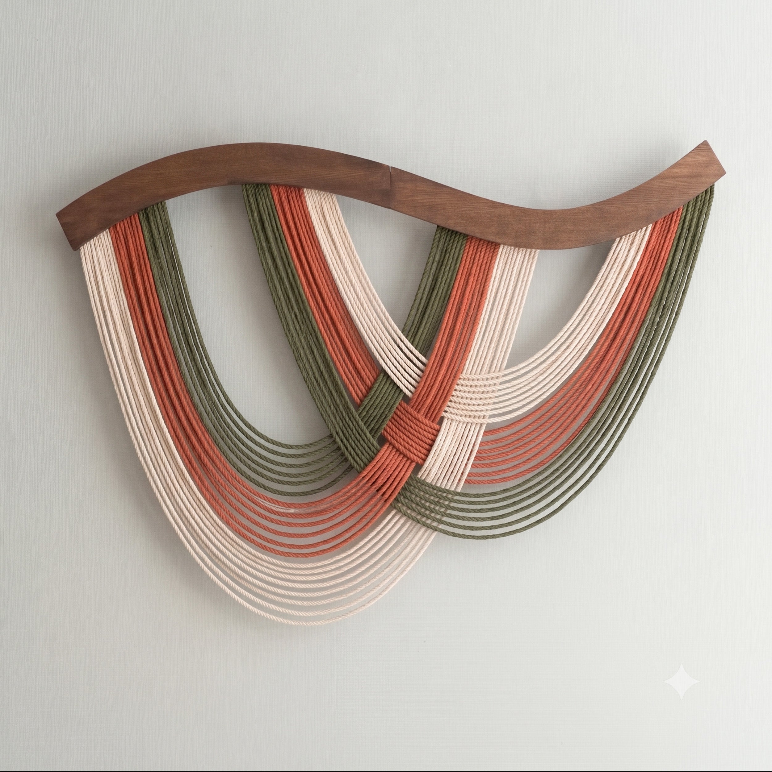 The Flow Wall Hanging Fiber Art for Living Room and Large Wall Decor V93