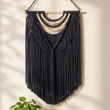 Macrame Wall Hanging Decorative Wall Hanging for Boho Homes W26