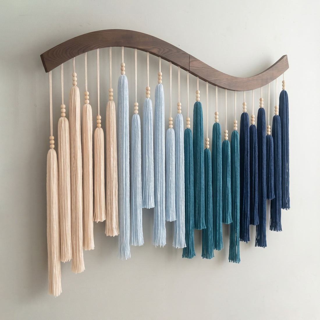 Arcadia Wall Art Macrame Wood for Boho Wall Decor Home U44