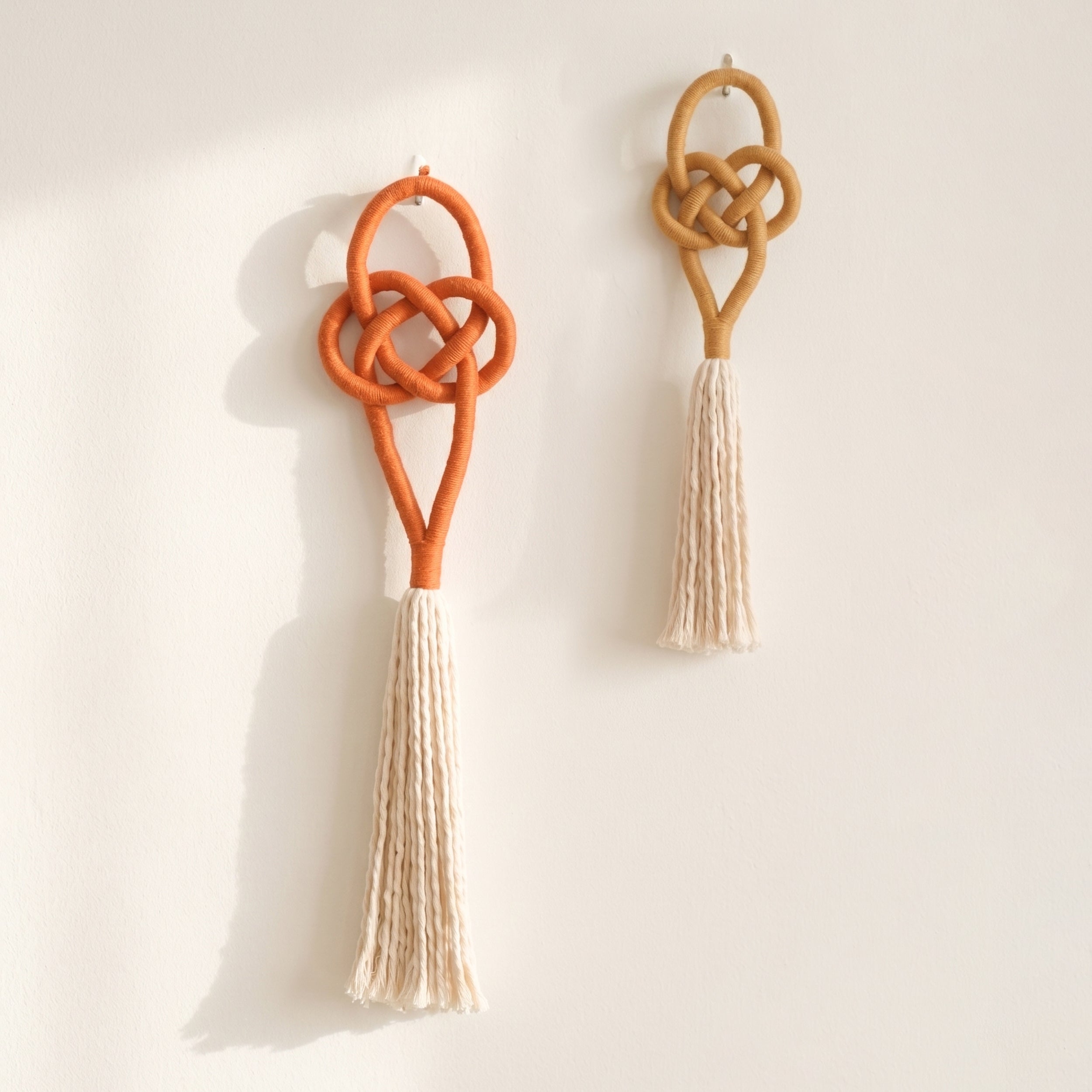 Macrame Knot Wall Hanging Boho Wall Decor for Minimalist Art W50
