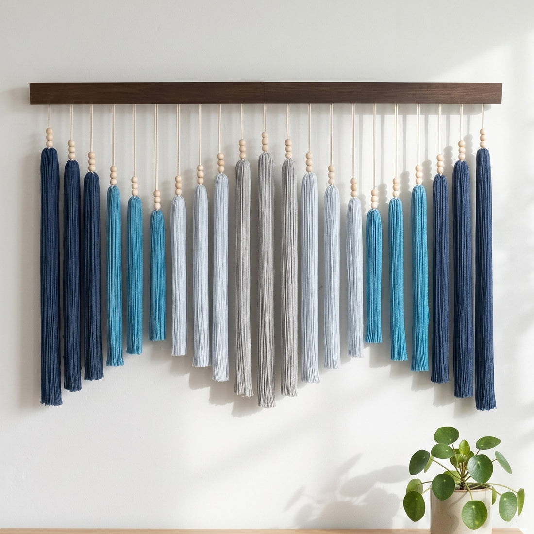 Solar Crown Fiber Wall Hanging Modern Wall Decor for Home U51