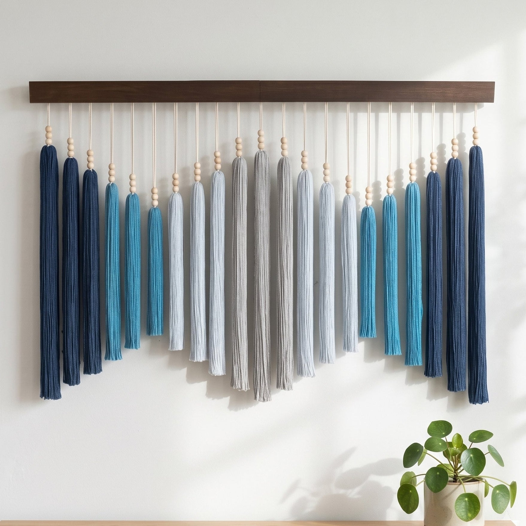 Solar Crown Fiber Wall Hanging Boho Wall Decor for Living Room U51