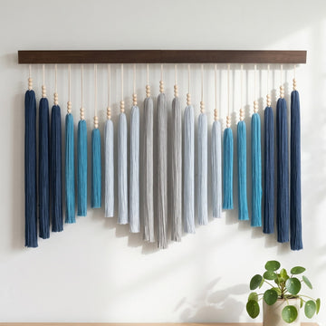 Solar Crown Fiber Wall Hanging Boho Wall Decor for Living Room U51