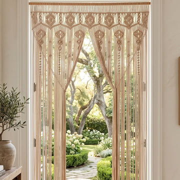 Macrame Curtain for Boho Partition and Home Styling C26