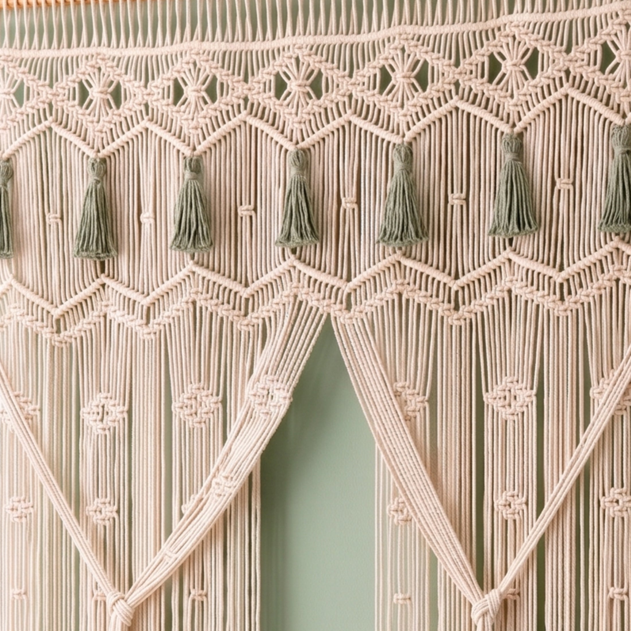Macrame Curtain for Cozy Home Decor and Living Spaces C28