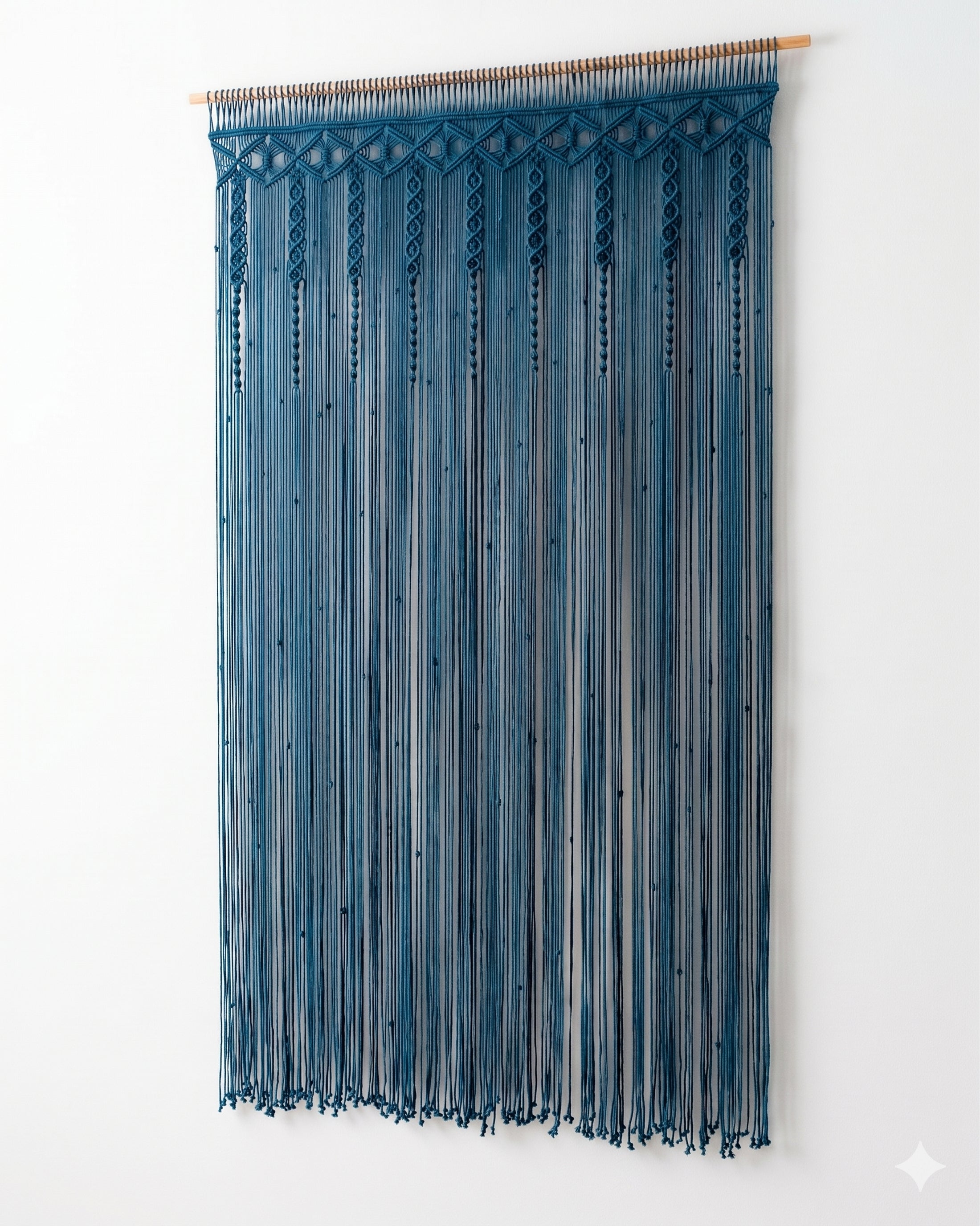 Macrame Curtain Bohemian Home Decor with Woven Curtain Panel C06