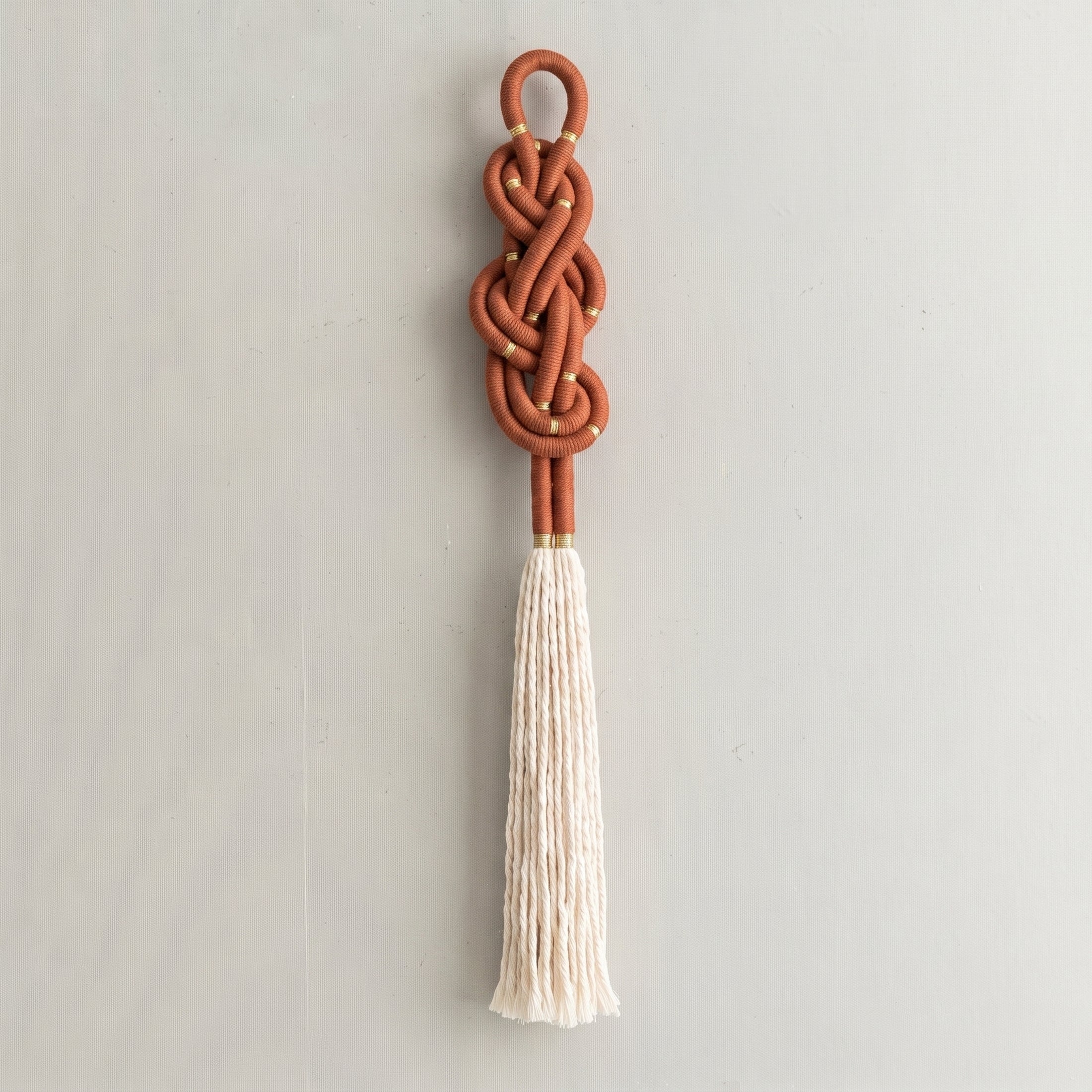 Macrame Entwine Wall Hanging Cotton for Boho Home Decor U52