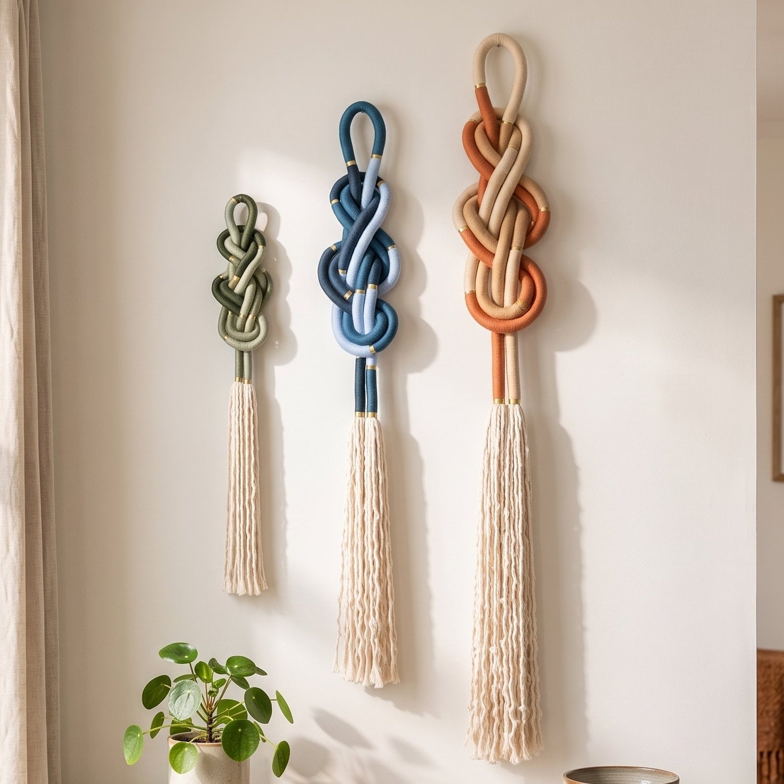 Macrame The Nexus Wall Hanging and Boho Home Decor U53