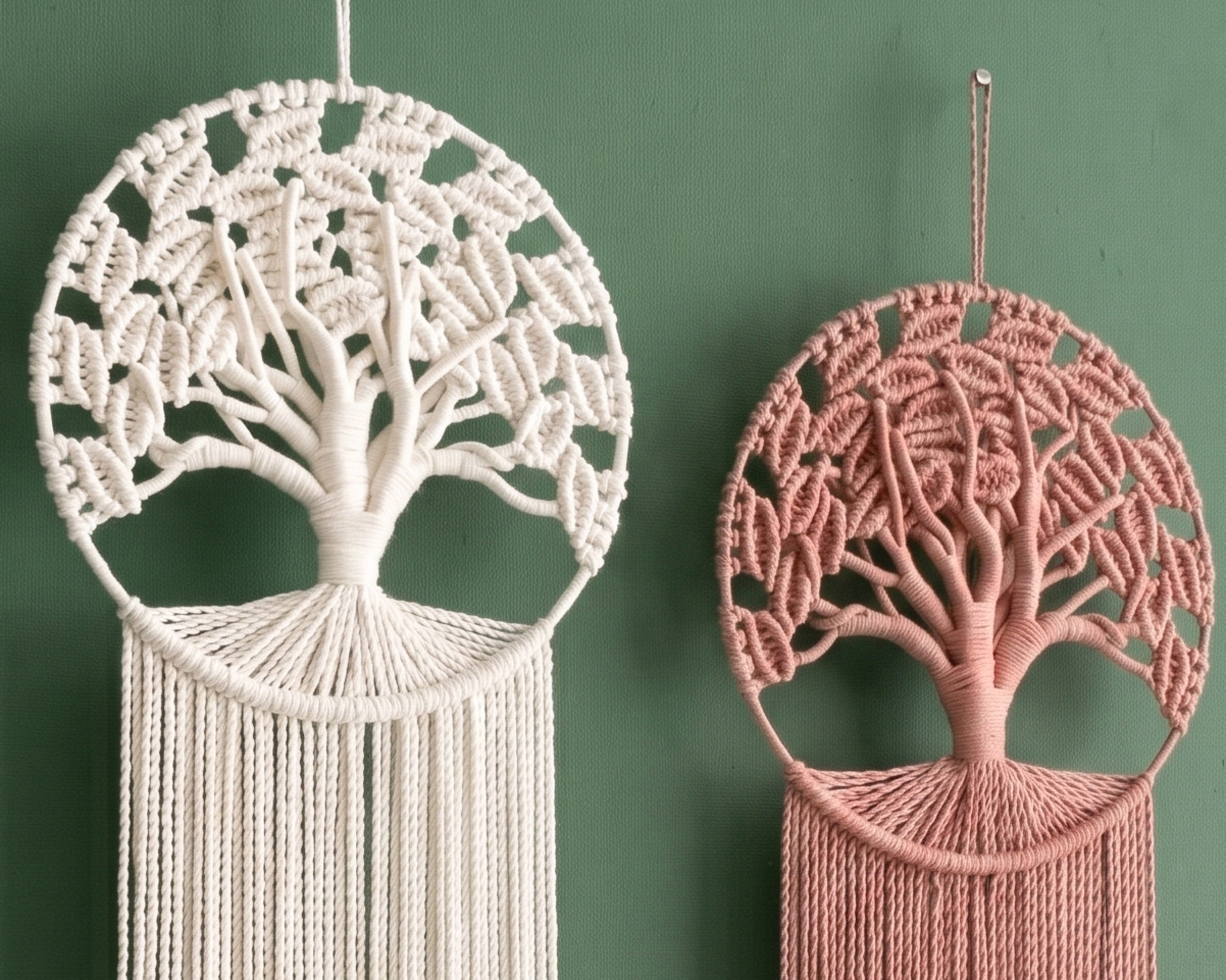 Macrame Tree Of Life Wall Hanging Boho Wall Decor V41