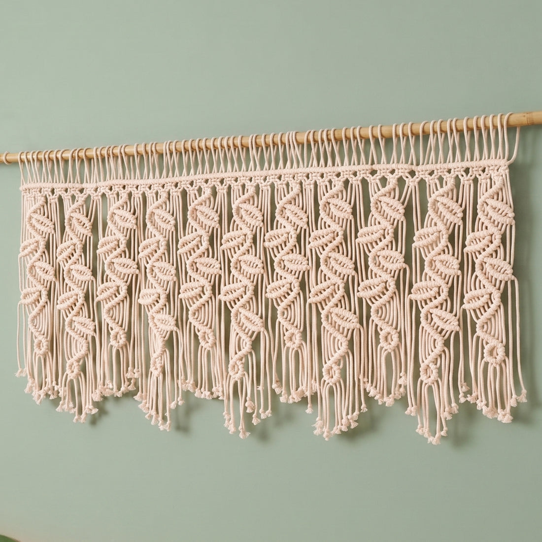 Macrame Curtain for Bohemian Curtain and Interior Decor C03