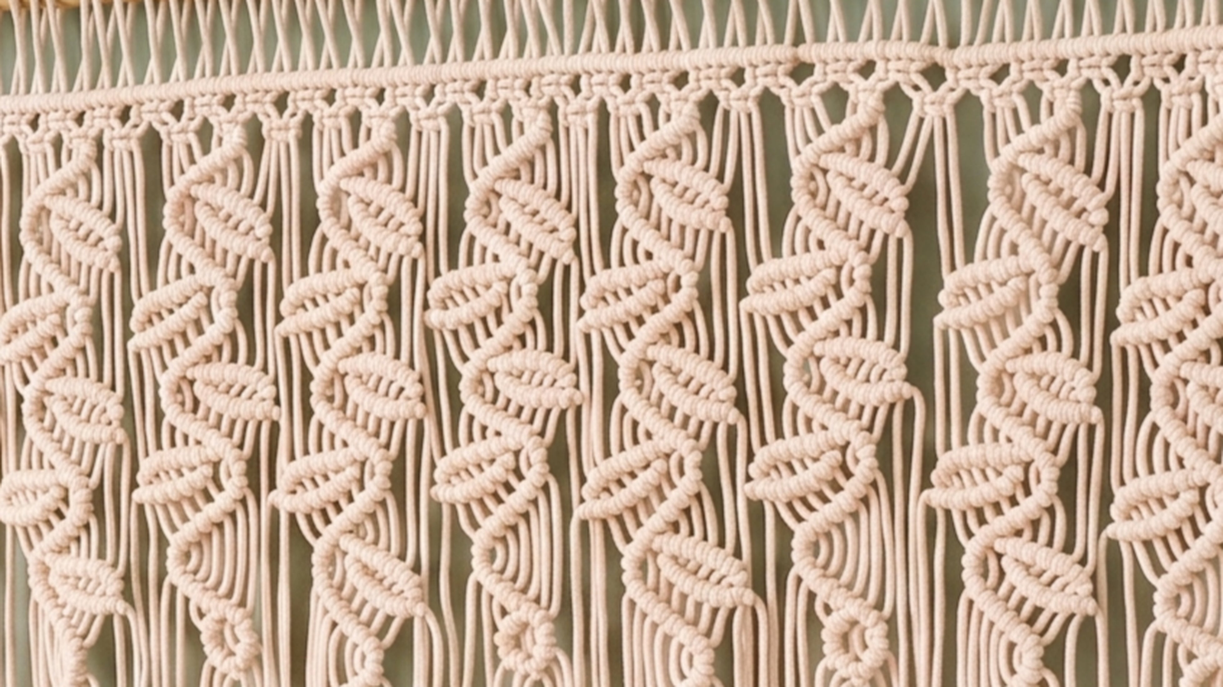 Macrame Curtain for Bohemian Curtain and Interior Decor C03