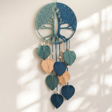 Macrame Tree Of Life Wall Hanging with Nature Wall Decor W19